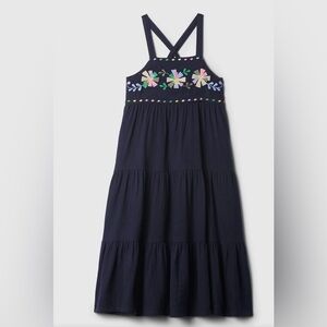 Gap Dress size‎ XXL (14-16) Blue Embroidered Patterns NWT